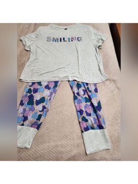Heart Smiling TEE and pants  Pajamas